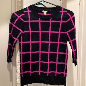 J. Crew fitted quarter sleeve sweater